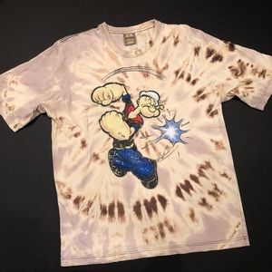 90’s POPEYE T-SHIRT ACID WASHED BY YOURS TRULY😜